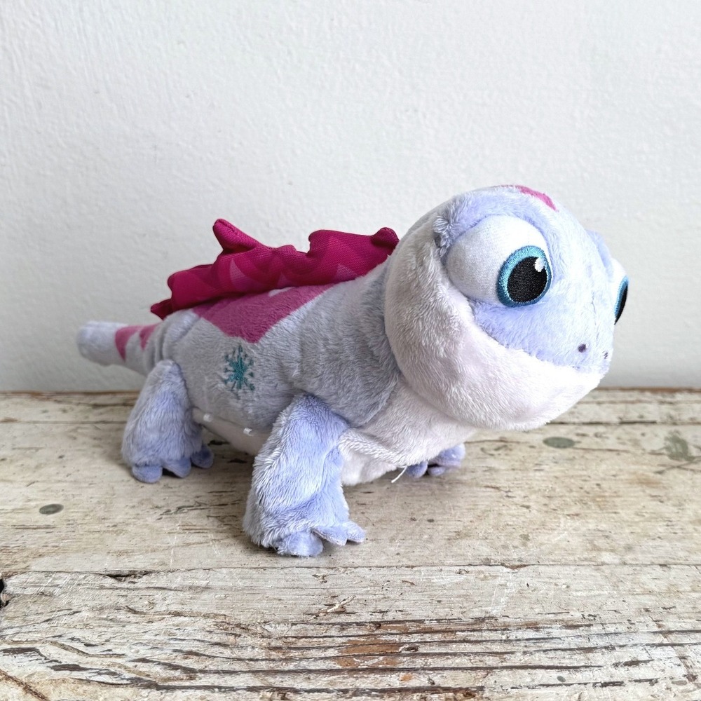 Disney Frozen 2 Bruni Salamander Plush Fire Spirit Purple Pink Just Play